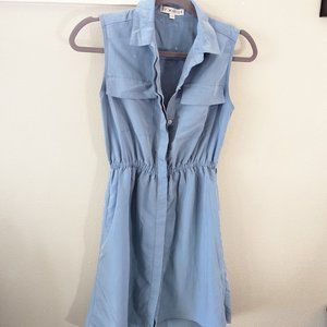 Of Mercer Blue sleeveless dress